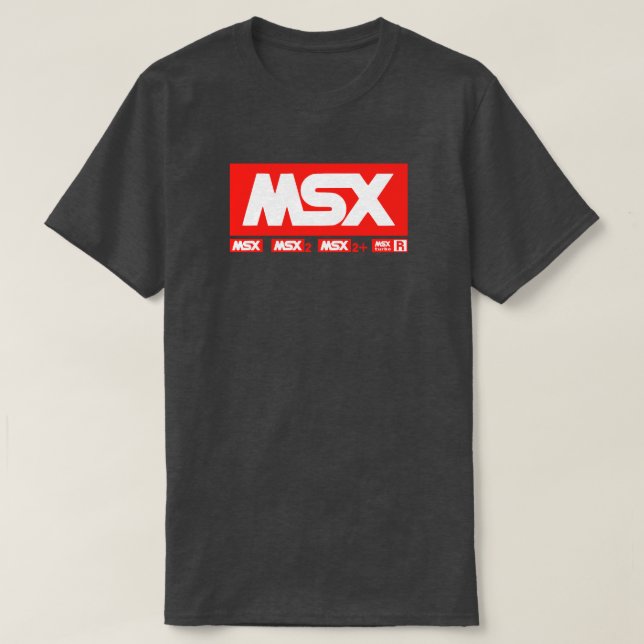Camiseta MSX Logo - Vintage Retro Computer (Diseño del anverso)