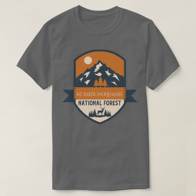 Camiseta Mt Baker snoqualmie 2 (Diseño del anverso)