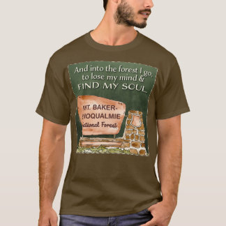 Camiseta Mt BakerSnoqualmie National Forest GGGG