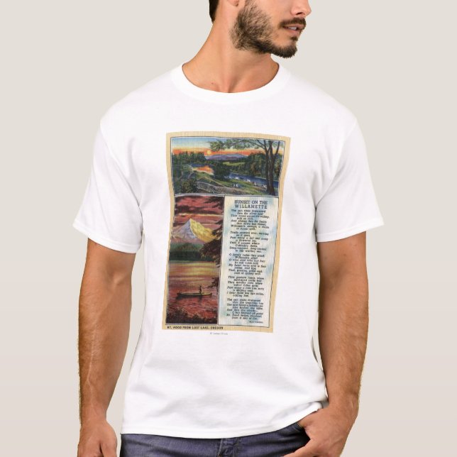 Camiseta Mt. Capilla de la opinión perdida del lago (Anverso)