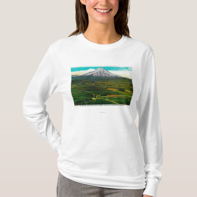 Camiseta Mt. Capilla del río de Hood River ValleyHood, O (Anverso)