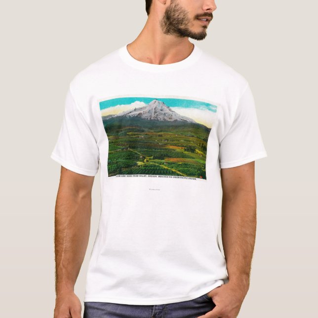 Camiseta Mt. Capilla del río de Hood River ValleyHood, O (Anverso)