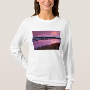 Camiseta Mt. Denali al atardecer desde Reflection Pond