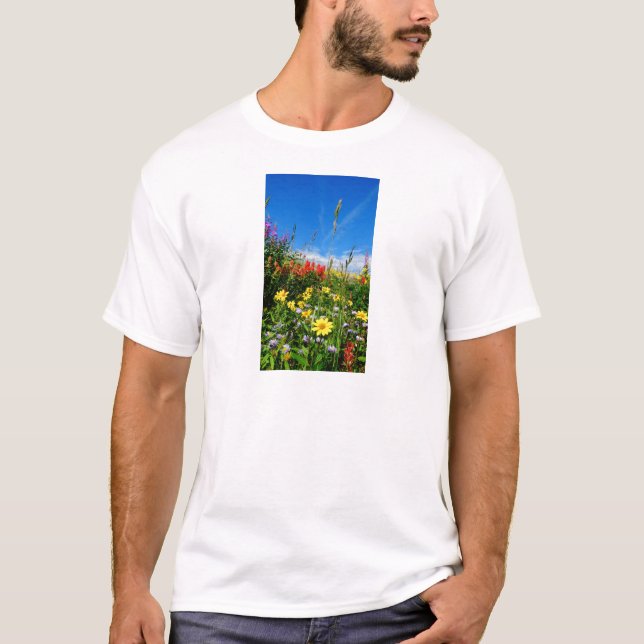 Camiseta Mt. Flores silvestres (Anverso)
