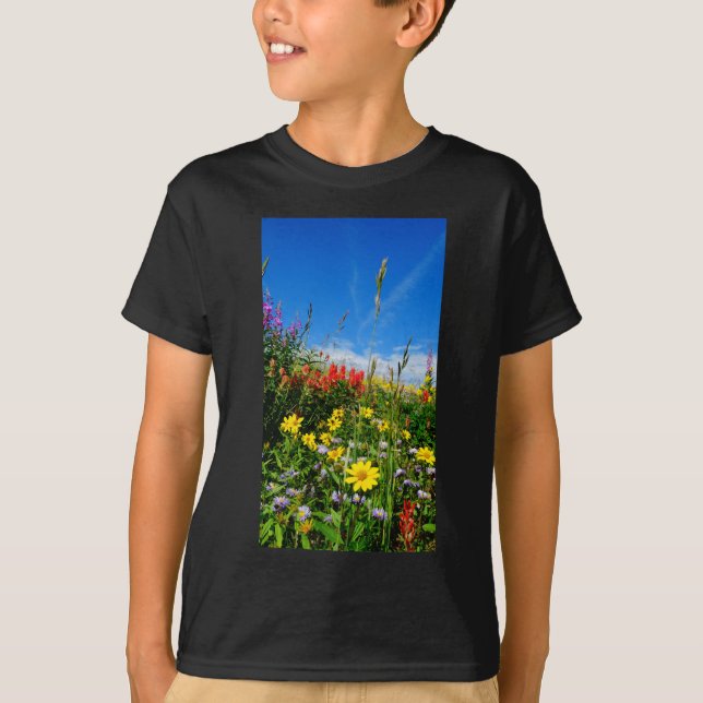 Camiseta Mt. Flores silvestres (Anverso)