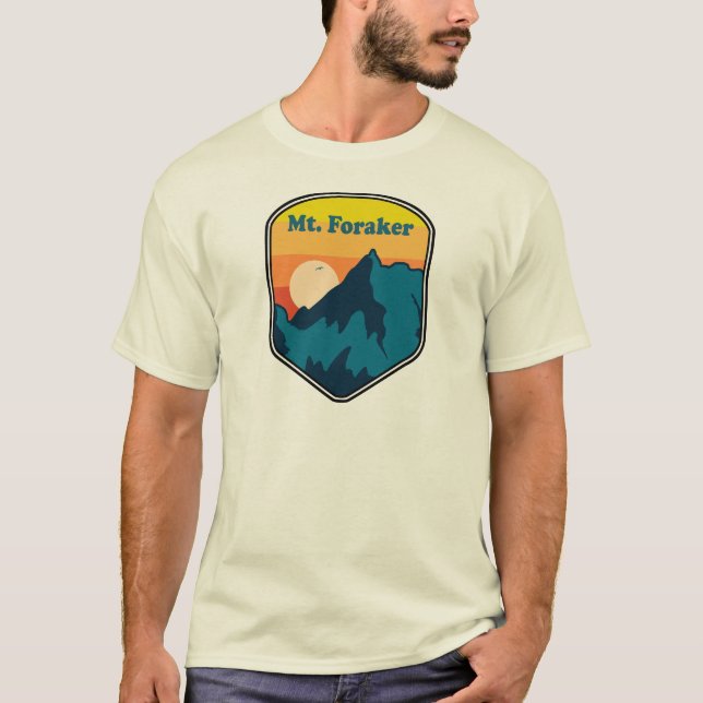 Camiseta Mt. Foraker Amanecer de Alaska (Anverso)