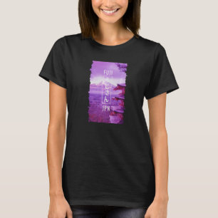 Camiseta Mt Fuji Vaporwave japonés estético Kanji Otaku J