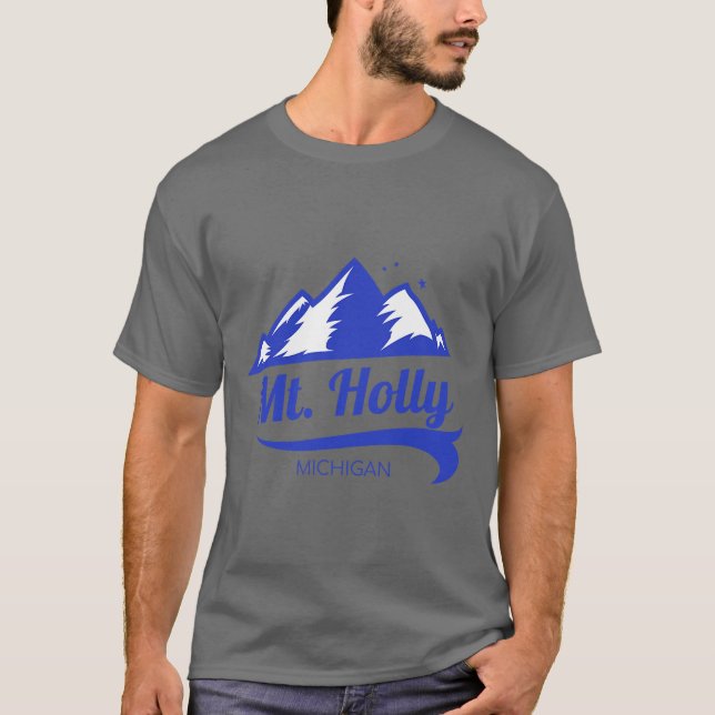 Camiseta Mt Holly ski Michigan 1 (Anverso)