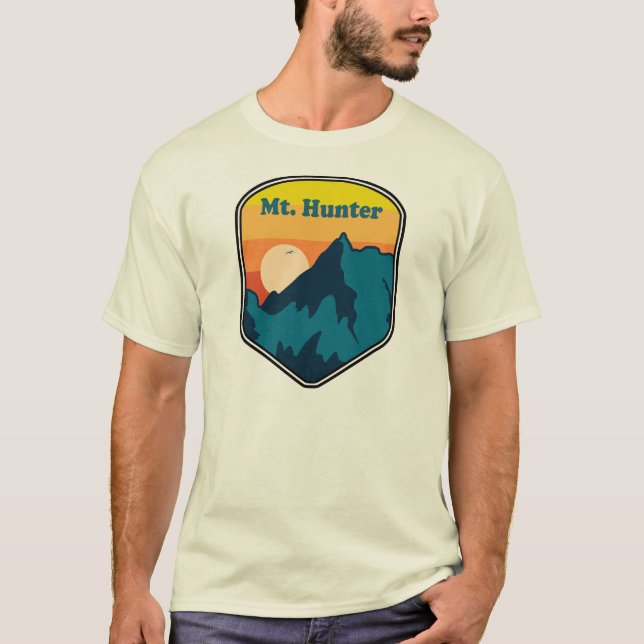 Camiseta Mt. Hunter Amanecer de Alaska (Anverso)
