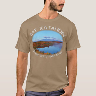 Camiseta Mt Katahdin Autumn Magnífica Belleza Escénica