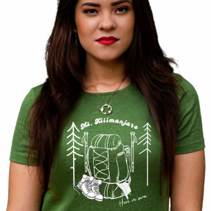 Camiseta "Mt. Kilimanjaro: Acá Venimos" Senderismo