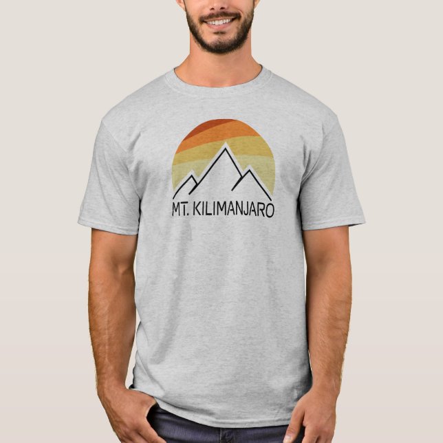 Camiseta Mt. Kilimanjaro Retro (Anverso)