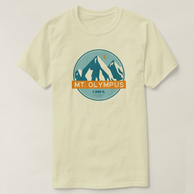 Camiseta Mt. Olympus Washington Stars Moon (Diseño del anverso)