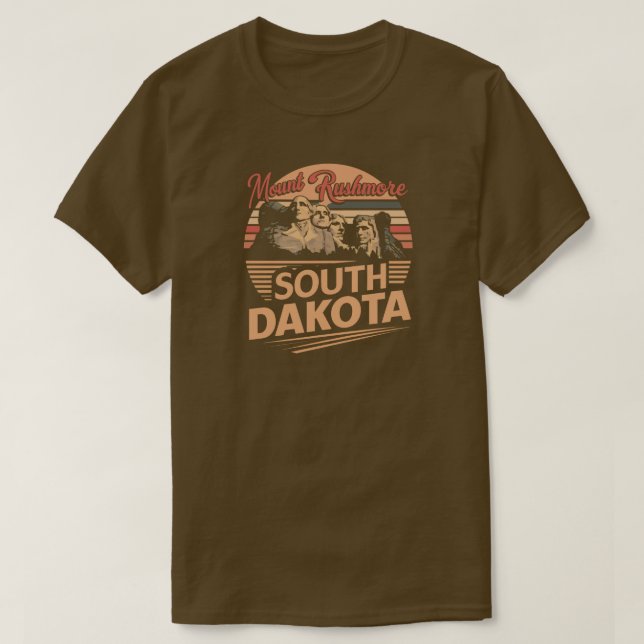 Camiseta Mt. Rushmore Dakota del Sur (Diseño del anverso)