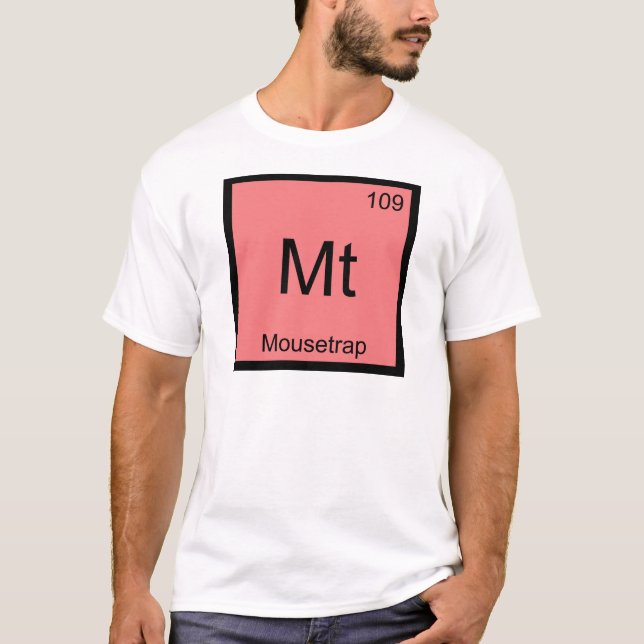 Camiseta Mt - Símbolo del Elemento Químico Ratón d (Anverso)
