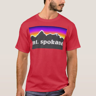 Camiseta Mt Spokane Mountain Skyboard Washington Snowboard 