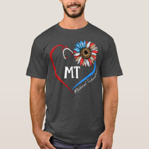 Camiseta MT Técnico Médico US Sunflower Stethoscope H