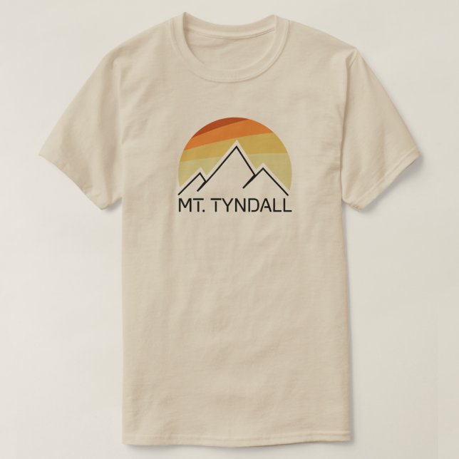 Camiseta Mt. Tyndall California Retro (Diseño del anverso)