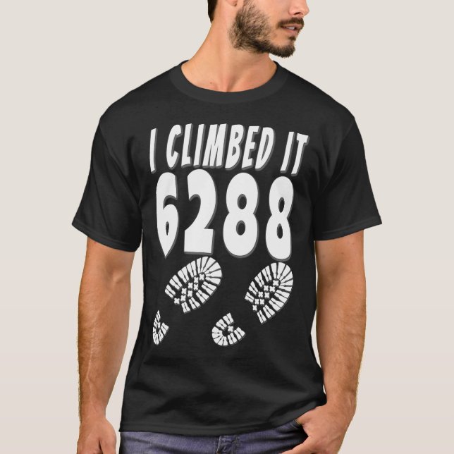Camiseta Mt Washington I Escaló El 6288 Monte NH48 Nuevo Ha (Anverso)