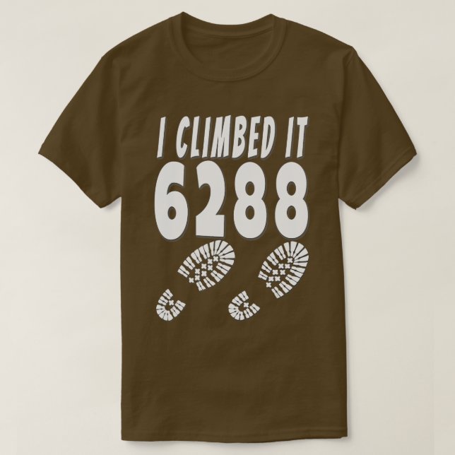 Camiseta Mt Washington I Escaló El 6288 Monte NH48 Nuevo Ha (Diseño del anverso)