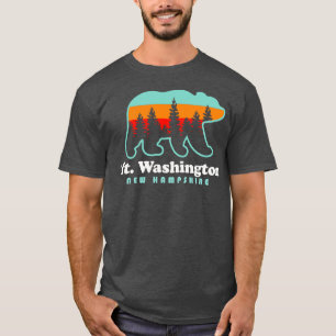 Camiseta Mt Washington New Hampshire Hiking Bear