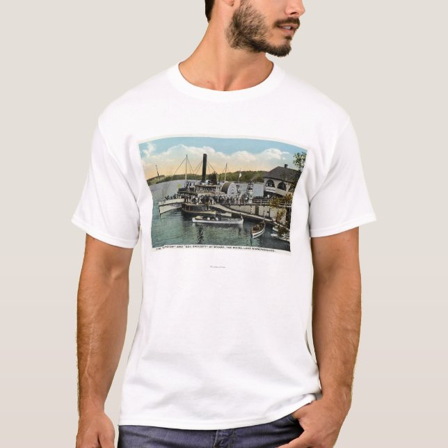 Camiseta Mt. Washington, vapores del gobierno Endicott (Anverso)