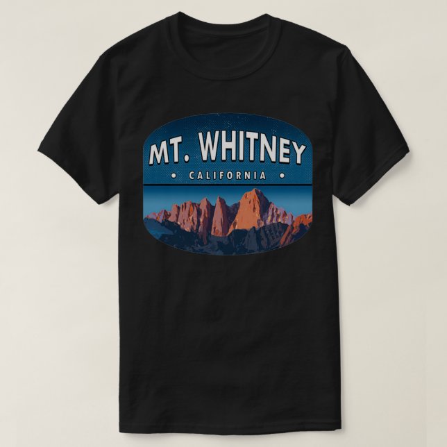 Camiseta Mt Whitney Classic (Diseño del anverso)