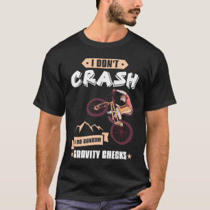 Camiseta MTB Comprobaciones aleatorias de gravedad en la ru