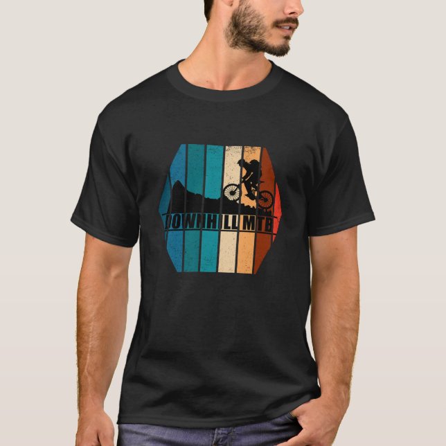 Camiseta Mtb de descenso en bicicleta de montaña (Anverso)