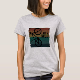 Camiseta MTB Downhill - Ciclismo de Montaña Vintage