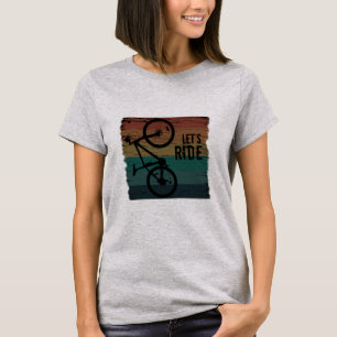 Camiseta MTB Downhill - Ciclismo de Montaña Vintage