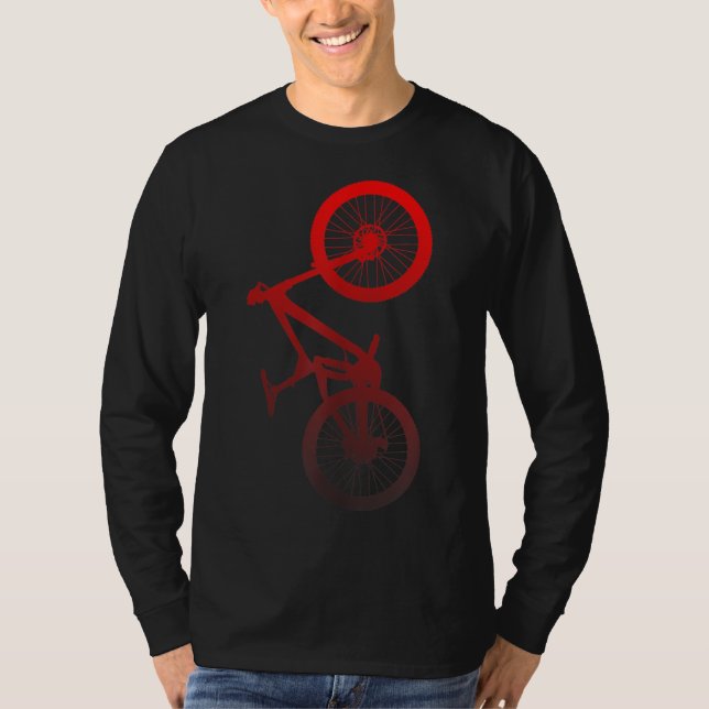 Camiseta MTB en bicicleta de montaña (Anverso)