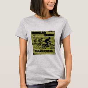 Camiseta MTB en bicicleta de montaña