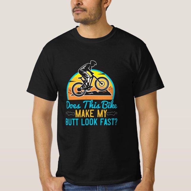 Camiseta MTB - ¿Esta Bicicleta Hace Que Mi Caballo Parezca  (Anverso)