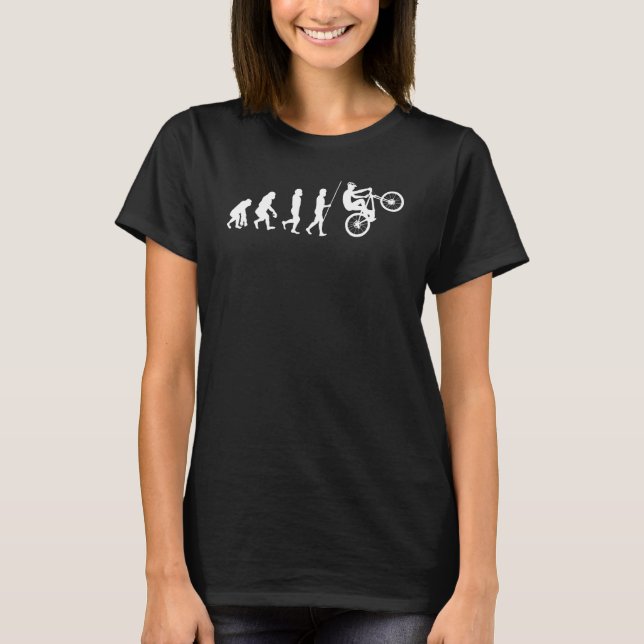 Camiseta Mtb Evolution Bike Montaña Bicicleta Evolutio Huma (Anverso)
