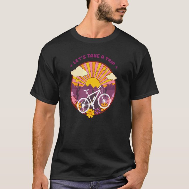 Camiseta Mtb Mountain Bike Bmx Bicicleta Montaña Bicicleta (Anverso)