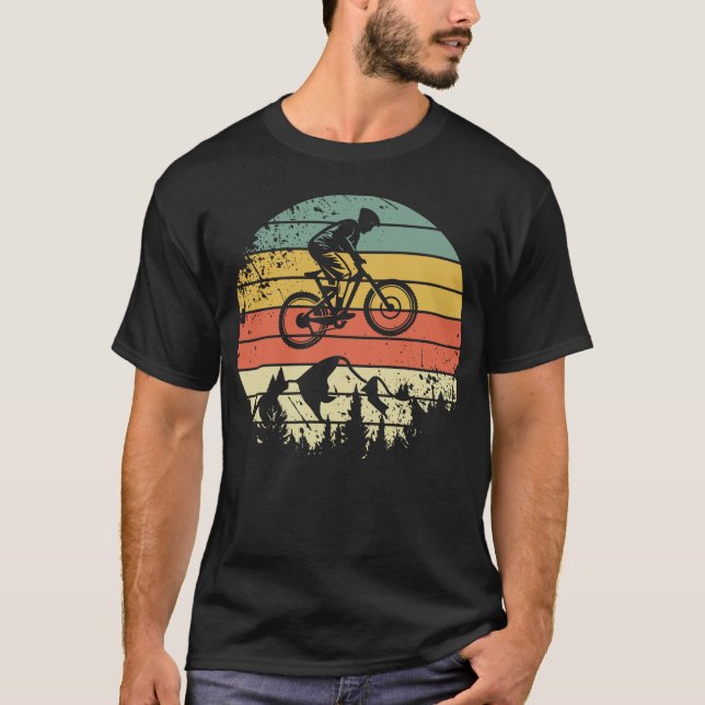 Camiseta MTB Mountain Biking Vintage Downhill JUMP Bike (Anverso)