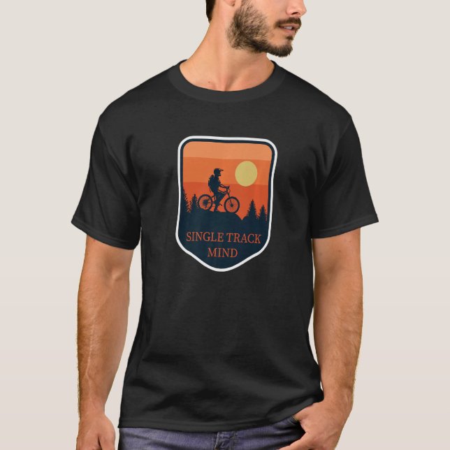 Camiseta Mtb Trayectoria de pista única Suspensión completa (Anverso)