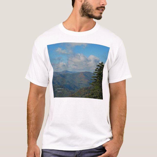 Camiseta Mtns ahumado: Mtns está llamando… John Muir (Anverso)