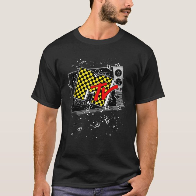 Camiseta MTV Checker Board Breaking Tv (Anverso)