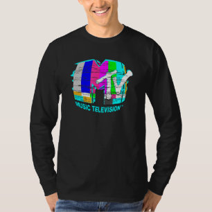 Camiseta MTV Molesto Pop Art Rainbow Static Glit