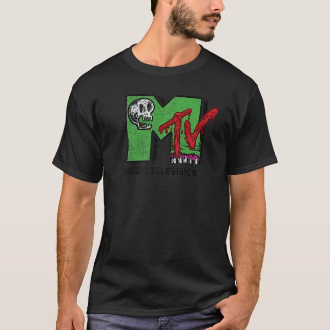 Camiseta MTV Skull y Monster Teeth (Anverso)