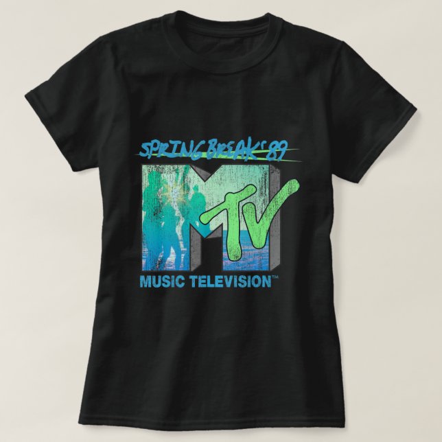 Camiseta Mtv Spring Break 89 Retro Beach.png (Diseño del anverso)