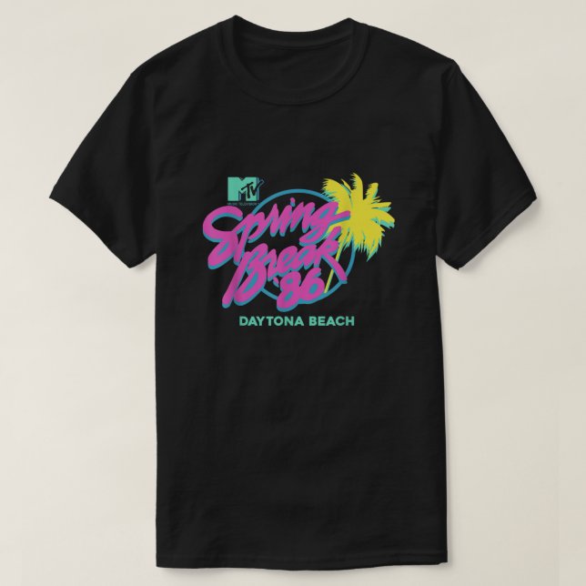 Camiseta MTV Spring Break Daytona Beach (Diseño del anverso)