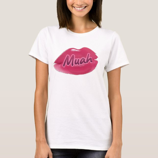 Camiseta ¡¡Muah!! (Anverso)