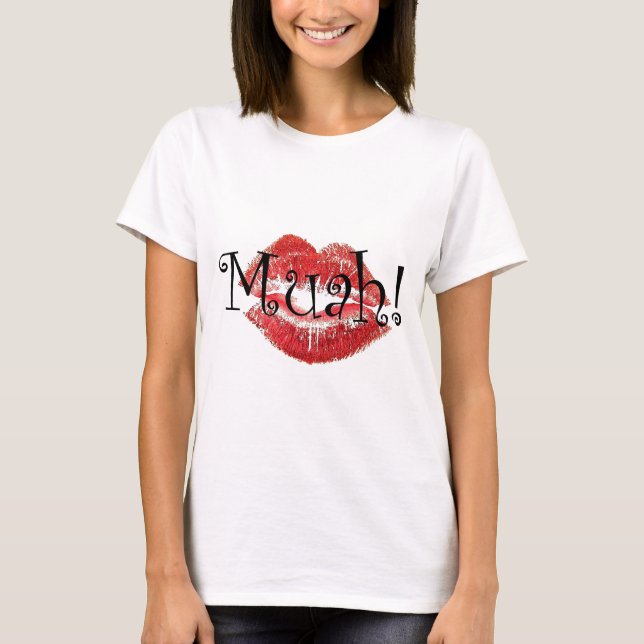 Camiseta ¡Muah! (Anverso)