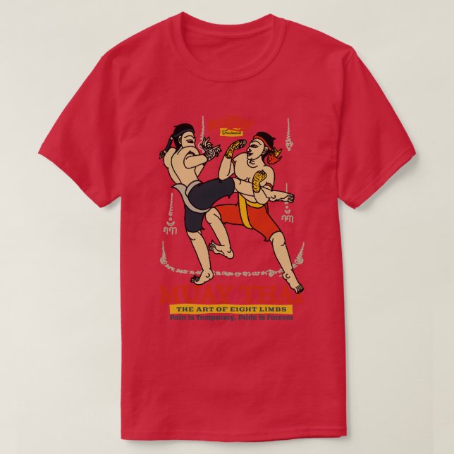 Camiseta Muay Boran Muay Thai Sak Yant (Diseño del anverso)