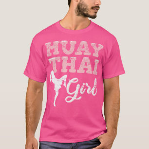 Camiseta Muay Chica tailandés Muay luchador tailandés Kickb
