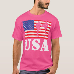 Camiseta Muay tailandesa afligida Ue bandera estadounidense