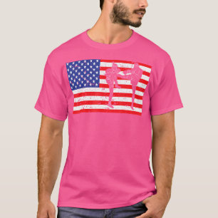 Camiseta Muay tailandesa afligida Ue bandera estadounidense